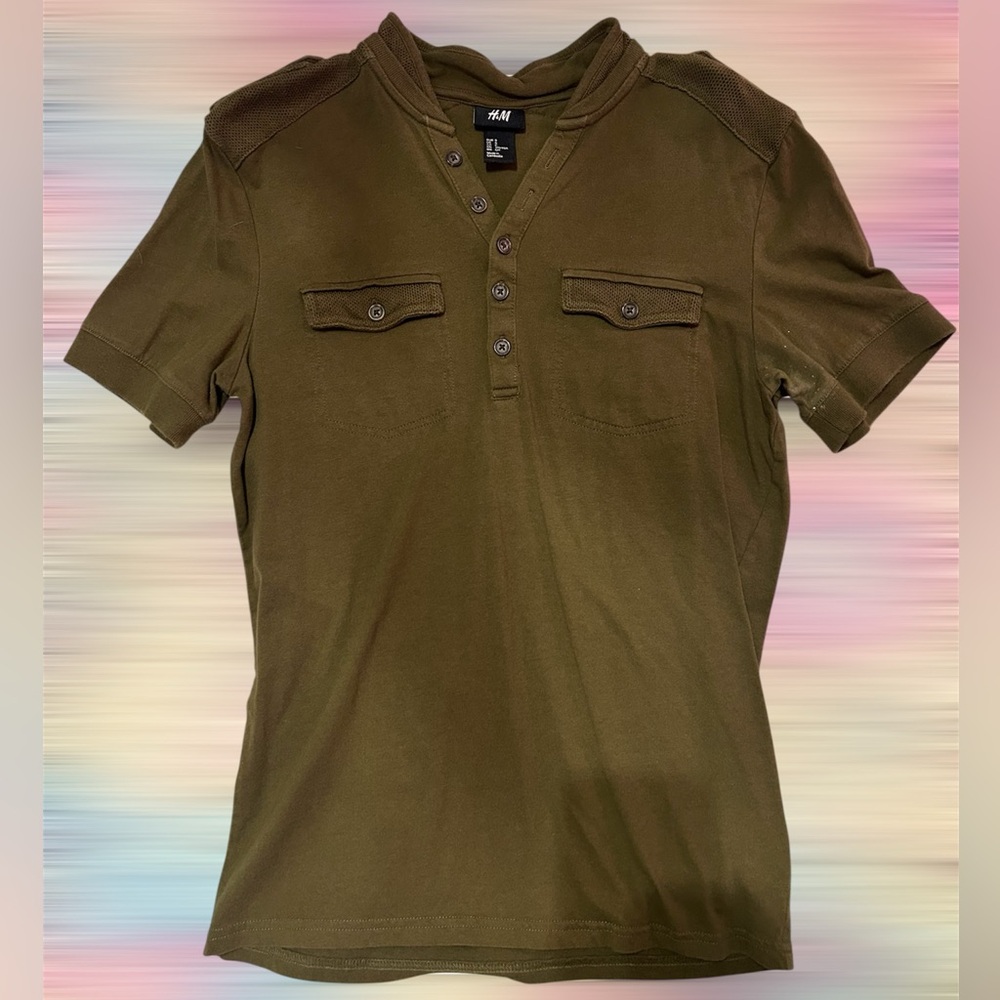 H&M Henley short-sleeve shirt